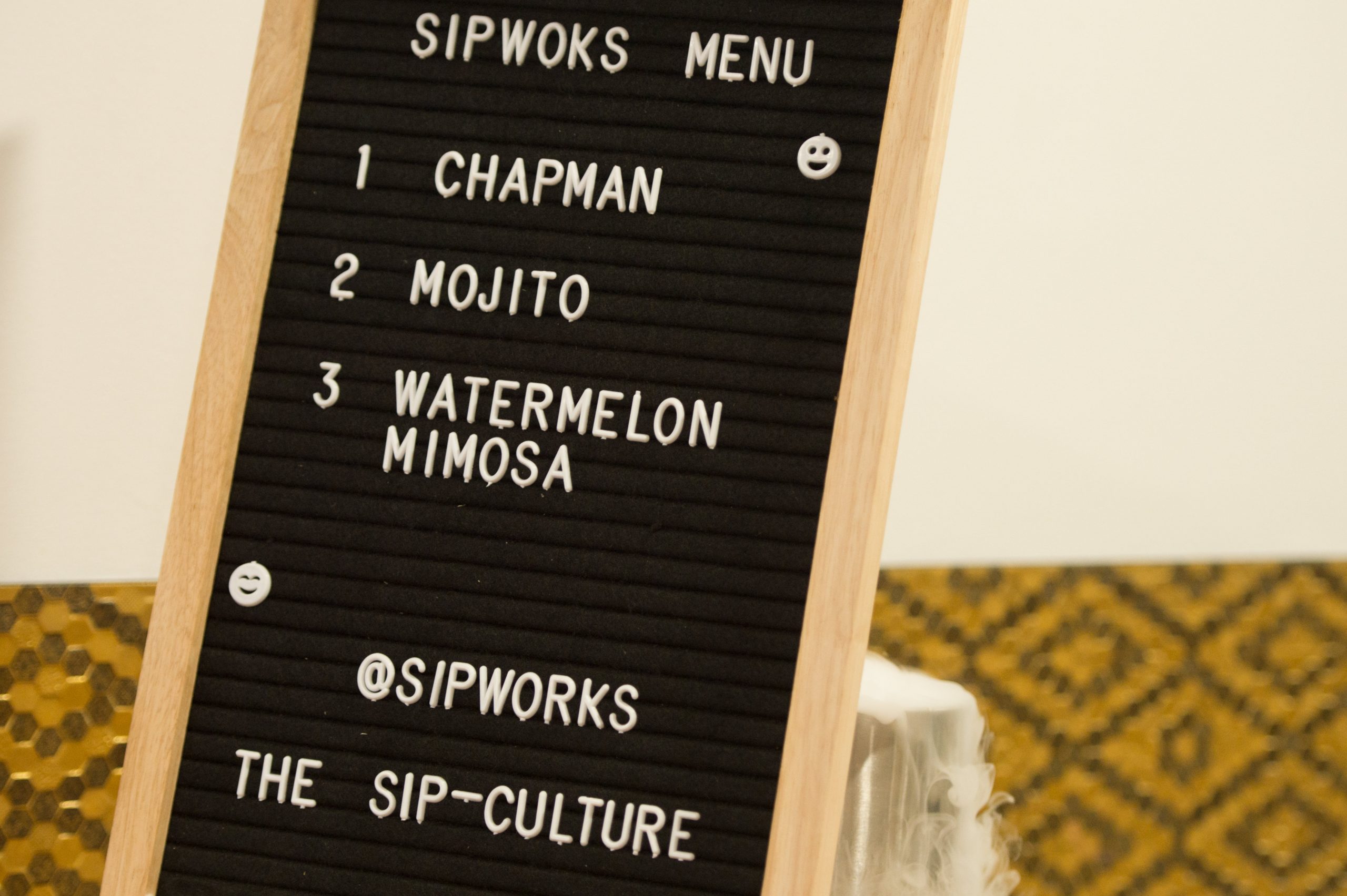 Sipwoks Menu